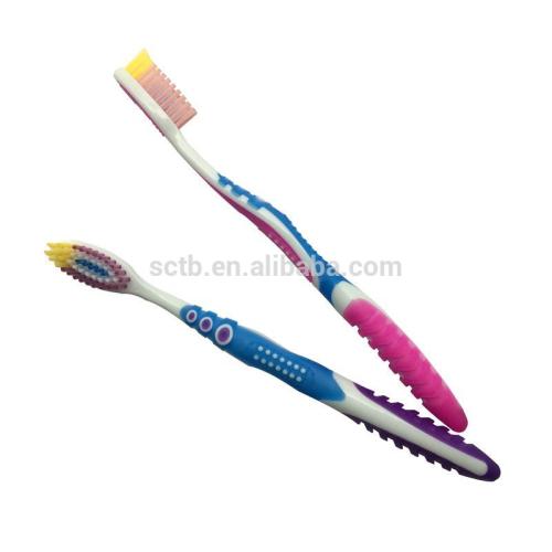 Brosse à dents en nylon pour soies en gros brosse à dents adulte