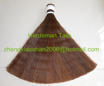 10-35" bundle length washed and combed horse mane hair , horsetail hair