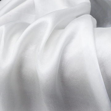 16mm 90cm silk twill white scarf fashion fabric