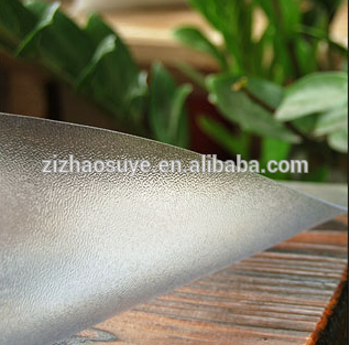 retardant plastic sheet embossed pvc sheet