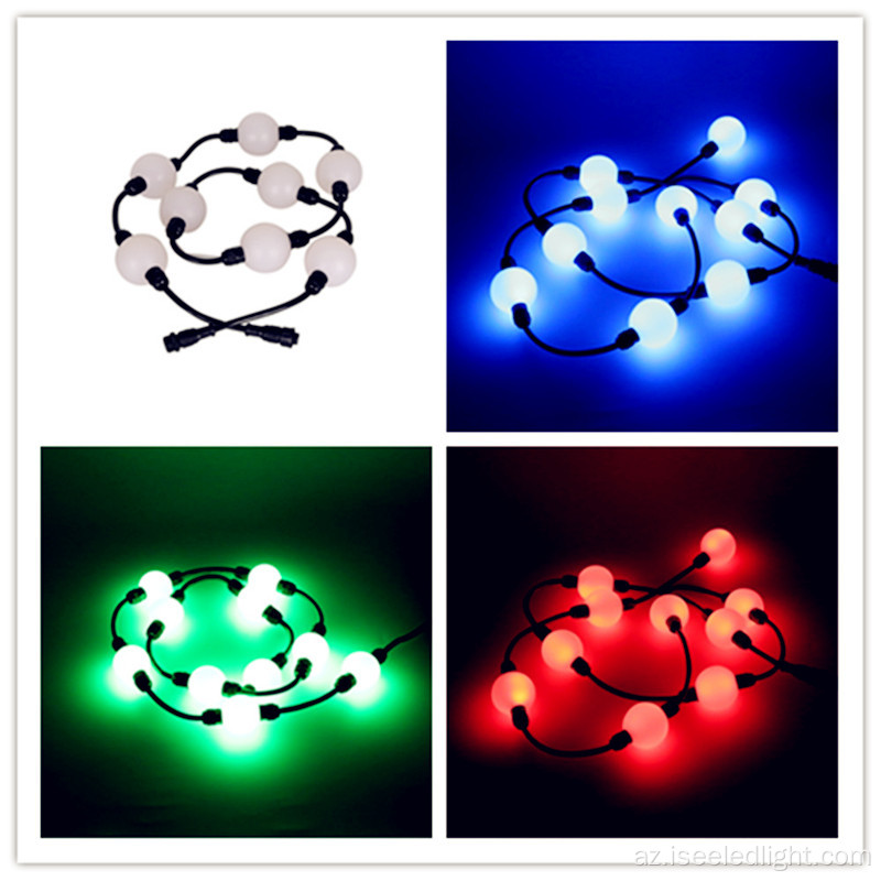 DC12V Christmas String Lights 3D LED piksel topu
