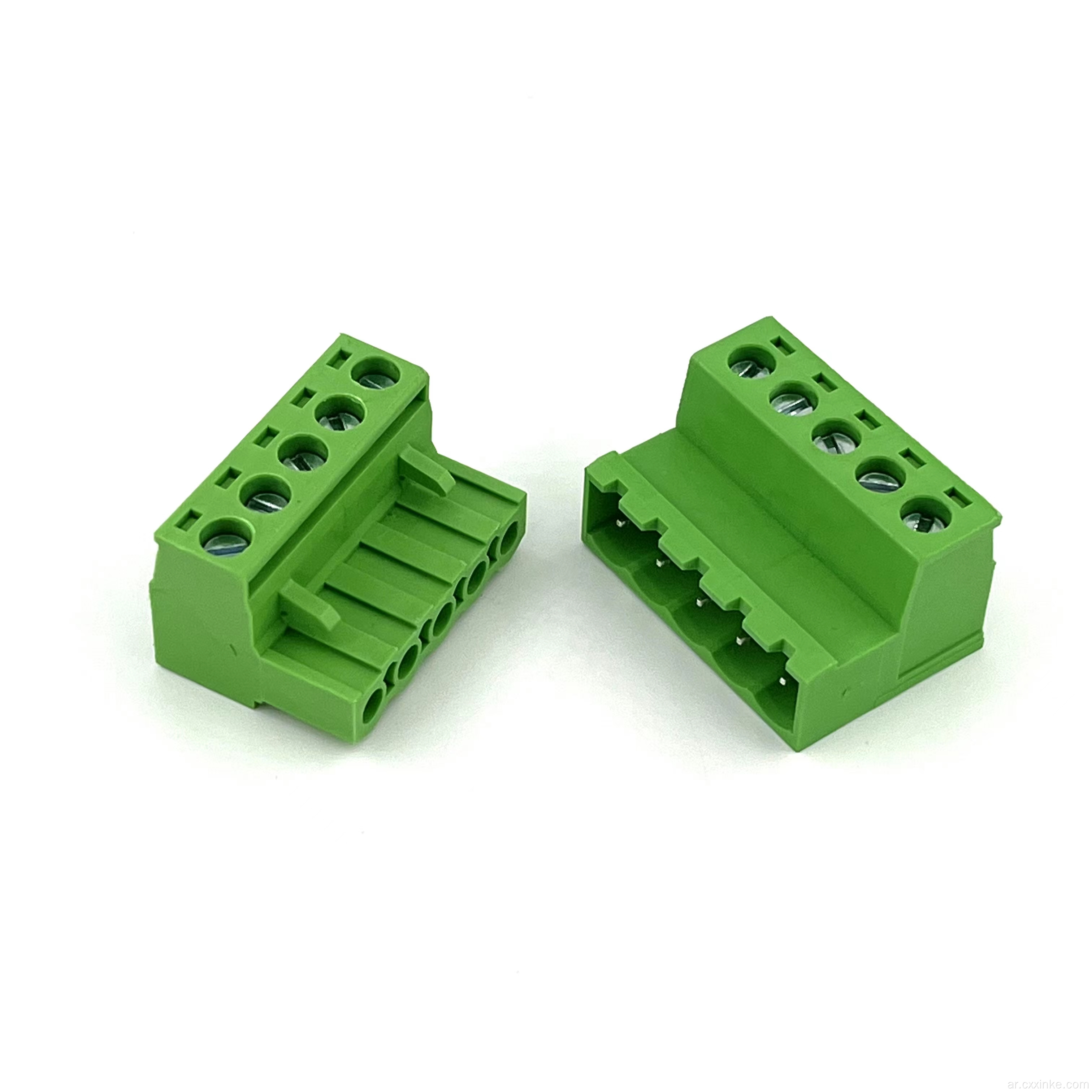 XK2EDGRK-5.08 Solderless Butt Plug Terminal 2EDGKP-5.08MM موصل كتلة طرفية