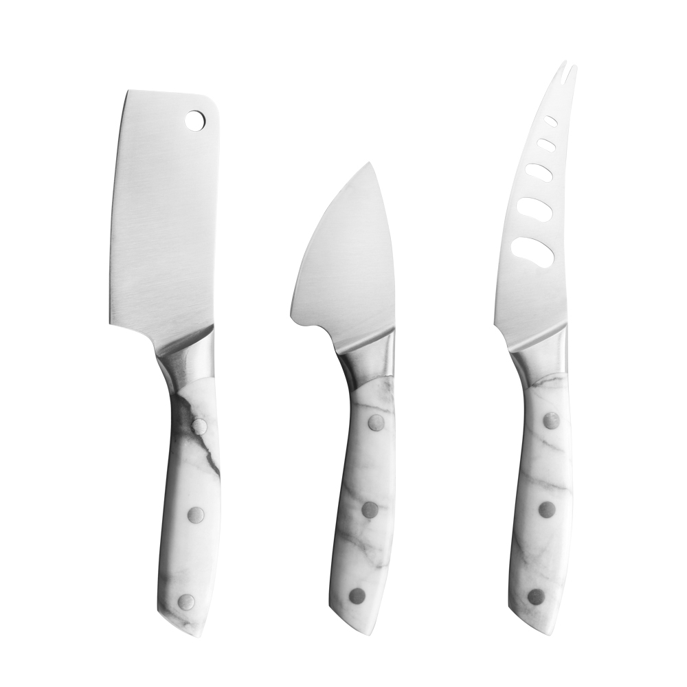 3 τεμάχια Σετ μαχαιριών τυριού με λαβή ABS