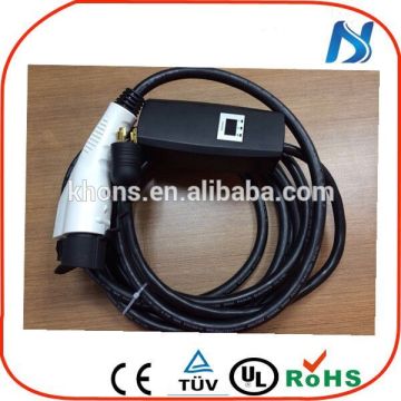 type1 charger ev charger connectors 32a ev portable charger wall plug