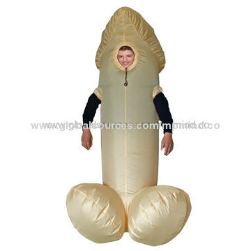 Inflatable willy costume for party use