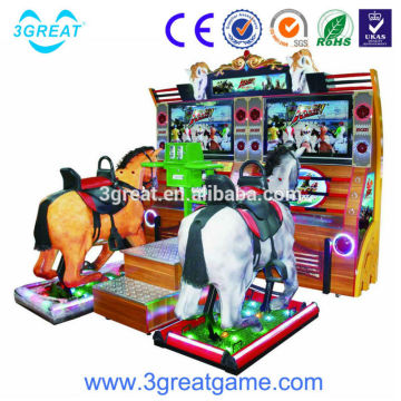 Chinese simulator Knight horse car racing game machine for sale