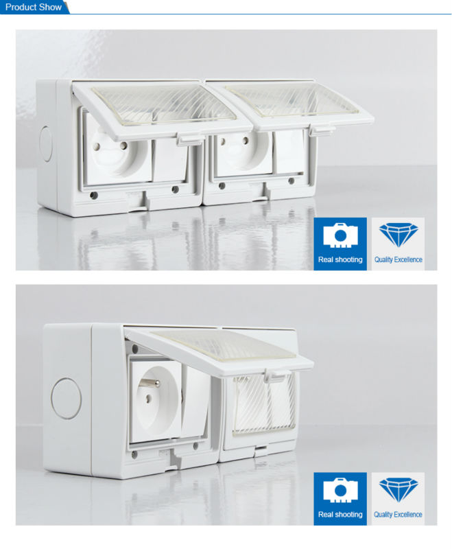 IP55 Switch Socket with Waterproof Cover