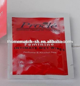 anti-bacterial feminine intimate wipes, wet wipe, CE certification