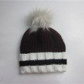 Fashion Plaid Knit Winter Hat Handschoenen Set