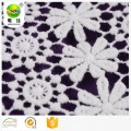 embroider 100% cotton heavy embroidery french lace fabric