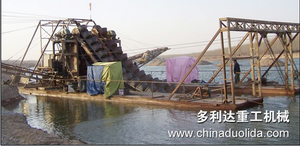 Large Double Bucket Sand Dredger