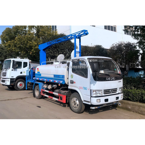 Tout nouveau camion de suppression de poussière ferroviaire Dongfeng 5T