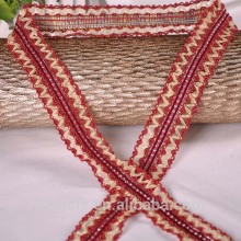 decorative white braid gimp lace