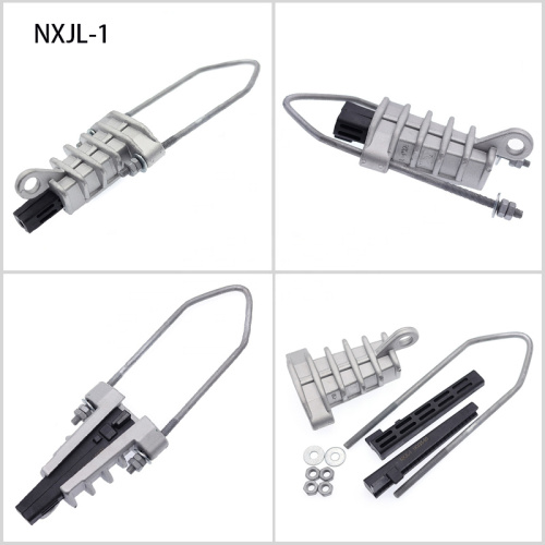 Subvisoras de cepa de cuña NXJG y NXJL para cable de aislamiento Subenalización de tensión de aluminio CLAMP AL CLAMP de anclaje