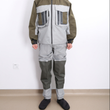 HITU OT5205 Men's Breathable Stockingfoot Chest Waders with Wading Belt