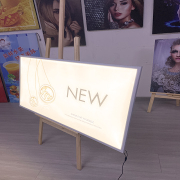 Hanging Ultra Slim Poster Light Box For Display