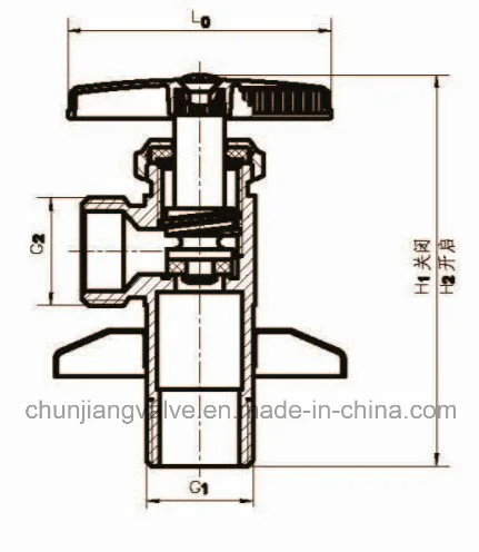 Hot Sale Brass Angle Valve GB Standard (J311)