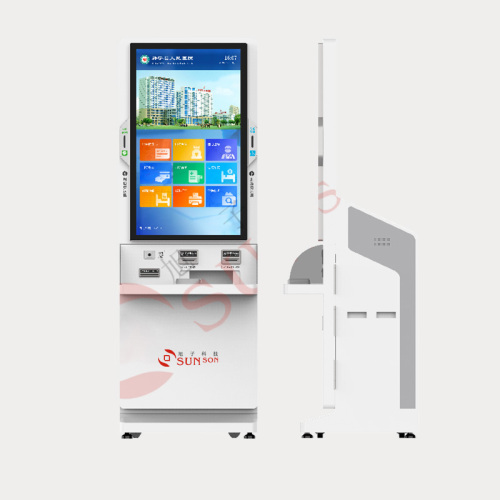 ล็อบบี้ Self Service A4 รายงานการพิมพ์ Kiosk สำหรับการใช้งานโรงพยาบาล