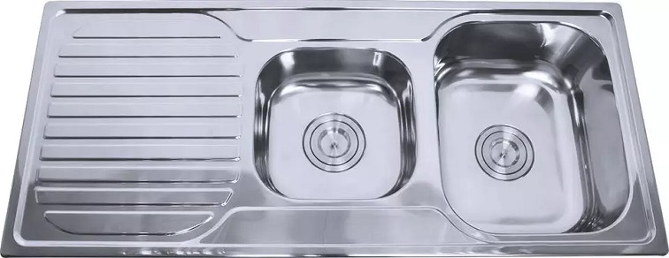 SUS 304 Workstation Sink With Drainboard