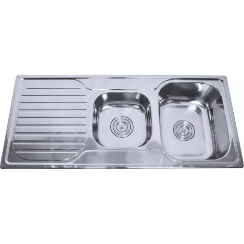 SUS 304 Workstation Lavel con Drainboard