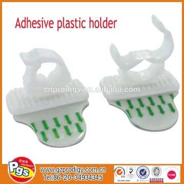 plastic resuable adhesive wall pen clip wall adhesive cable clip