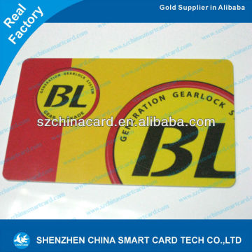 Shopping Hall Member Card clear plastic magnetic stripe cards