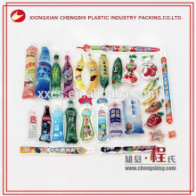 High quality baby loved food grade fruit shape juice bag