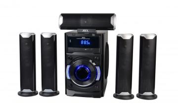 Multimedia amplified speaker 5.1 system with bluetooth