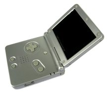 Silver Lcd Screen Handheld Game Player With Gba Sp
