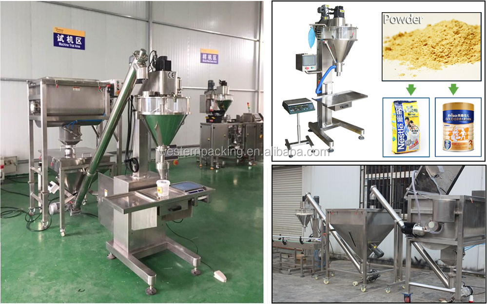 automatic powder filling machine jar