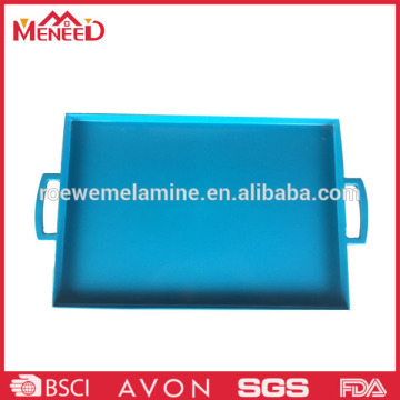 Customized non-slip extra large melamine serving tray