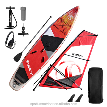 Spatium 2024 Inflatable Paddle Board: Affordable All-Round Windsurfing and SUP Sail Boards for Water Surfing