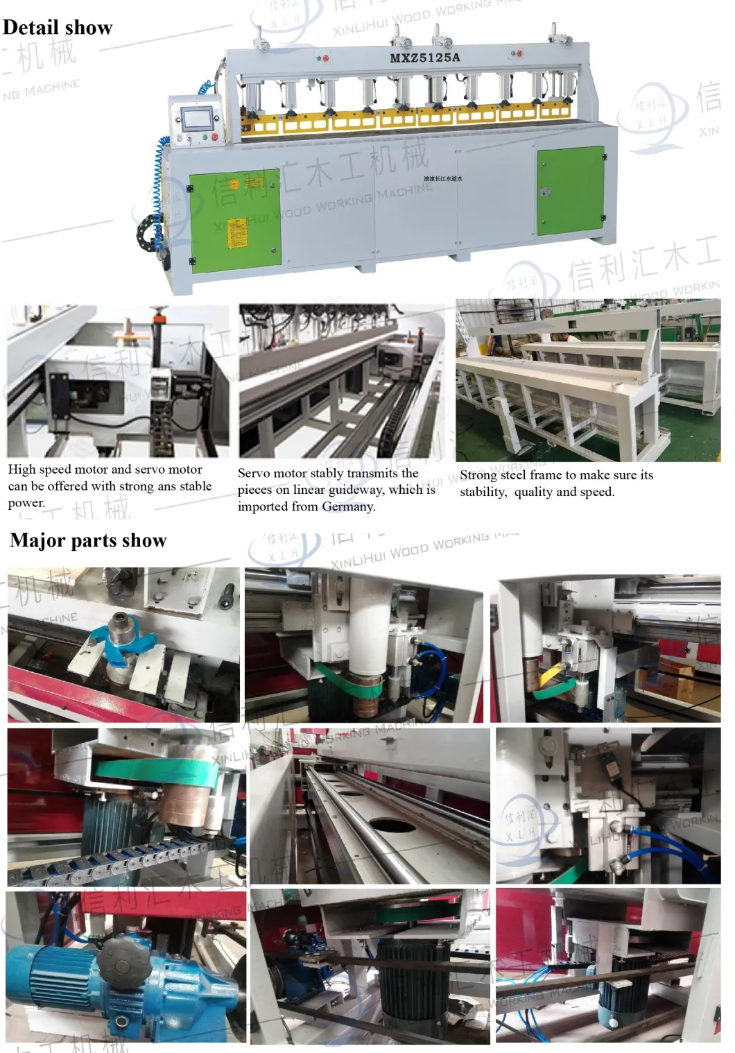 High Quality CNC Wood Doors Straight Line Trimming Machine / 2.5 Meter Double-Blade Edge Milling Machine for Solid Wood Panel Shaping Machine