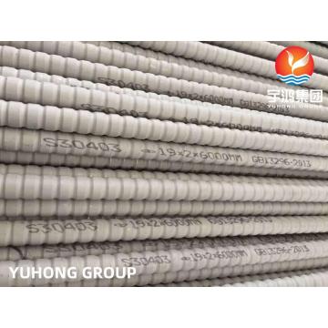 TP304 / TP304L Stainless Steel Corrugated Fin Tubes