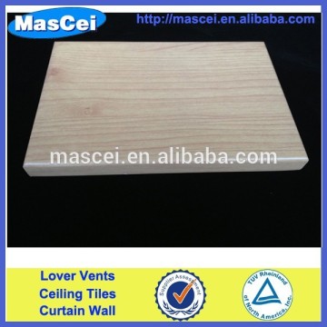 Aluminum ceiling panel and aluminum composite panel ceiling