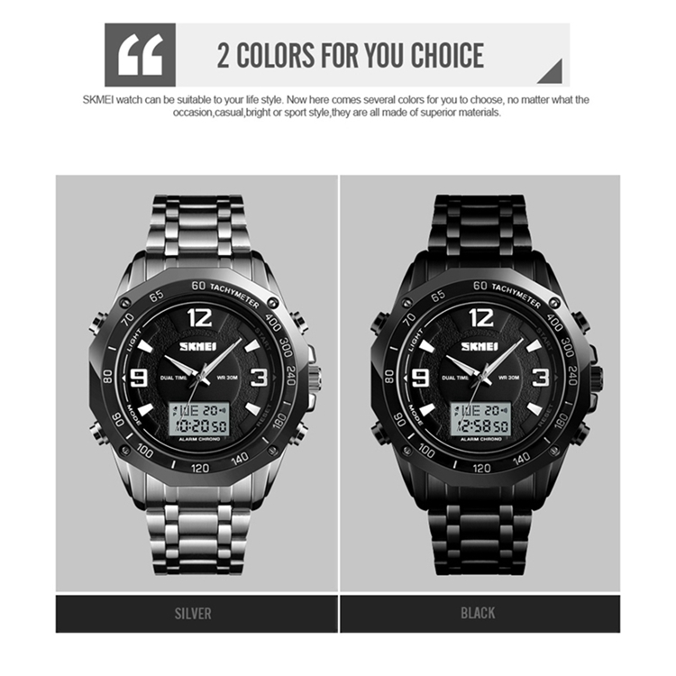 SKMEI 1504 Digital Quartz Men Watch High Quality Men's Multifunction Chronograph Men Watches