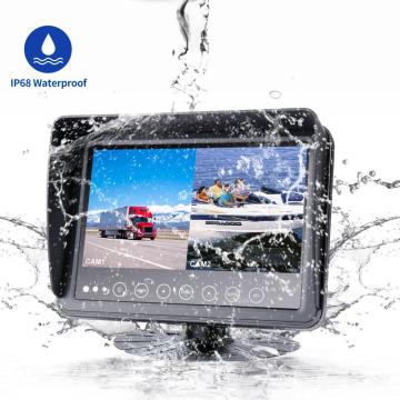 2 Video Input Vehicle Monitor Car Reversing Display