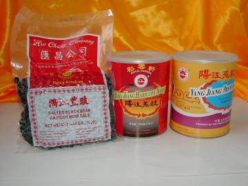 Dry salted black beans 454g in bag