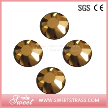 round cut crystal hotfix rhinestones for garment accessories