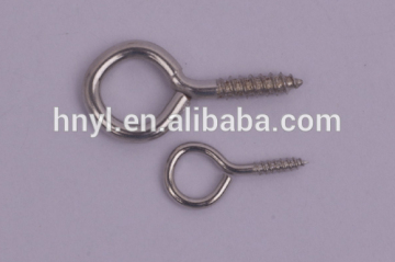 Top Quality close eye screw hooks Galv/Black/Bp finish,hanging hook SCREW EYE