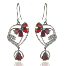 Lady diamond drop earrings for women
