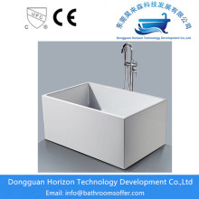 Seamless square bathrooms tubs freestanding tub