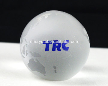 Crystal Frosted Globe Paperweight MH-Q0171