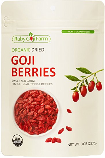 Hữu cơ khô Goji Berry gói 8oz