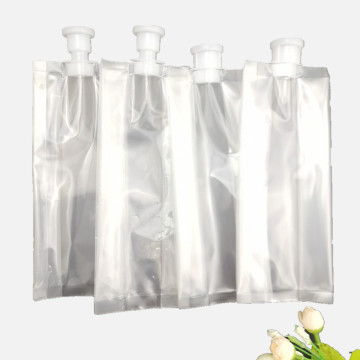 Customized side buckle bag transparent ethanol spout-bag