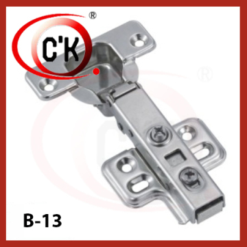 Guangdong factory 35mm 4 holes clip on soft sclose swinging door hinges