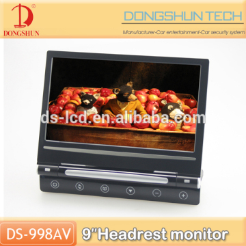 9 inch headrest monitor with dvd