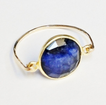 Sapphire Ring, Blue Sapphire Ring, 14K Gold Filled Ring ,Sapphire Jewelry