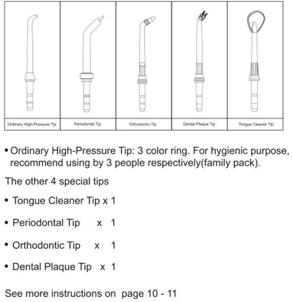 dental water flosser