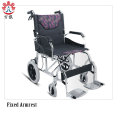 Wózek inwalidzki ze stopu aluminium z fioletowym wzorem